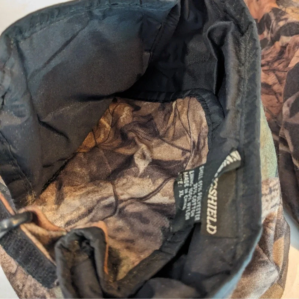 Artic Shield Insulated Boot Covers Adult XL Camo Outdoor Hunting Padded